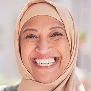 smiling woman